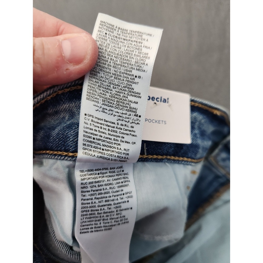 Old Navy Higher High-Rise Flare Jeans Plus Sz 24 Blue Denim Boho Festival NWT - Picture 11 of 13